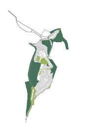 PROPOSTA DE INTERVENÇÃO HABITAÇÃO INSTITUCIONAL E COMÉRCIOS ÁREAS VERDES E DE LAZER 241 Un. de realocação habitacional 900 Un. de reassentamento habitacional 39 Un.