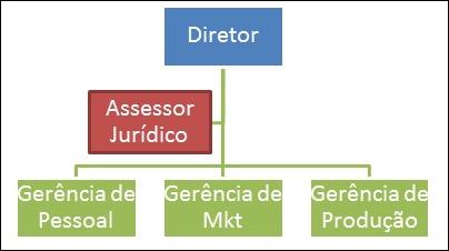 Características Autoridade funcional dividida: cada subordinado reporta-se a vários superiores simultaneamente, de acordo com a especialidade de cada um; Nenhum superior tem autoridade total sobre os