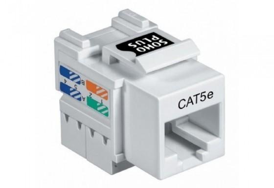 Hardware de conexão (ou Jack RJ45) A NBR chama de hardware de conexão mas é comum o termo Jack As tomadas RJ45 são utilizadas com os cabos UTP, STP e FTP de 4 pares.