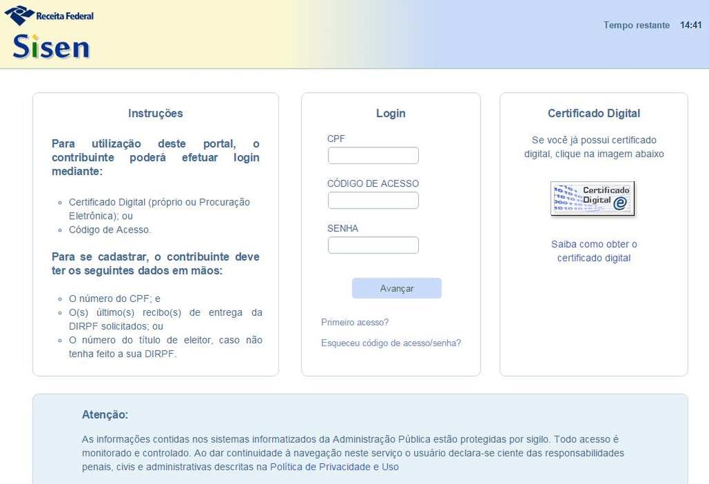 Manual de Orientações do Sisen para o Contribuinte versão 2.0 7 2.1.