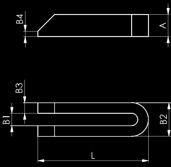 B1 L para parafuso métrico para parafuso em polegadas A B2 B3 E1 E2 70359 6,6 50 M6 1/4 10 20 8 10 20 55 70227 6,6 80 M6 1/4 10 20 8 10 45 90 70367 9 60 M8 5/16 12 25 10 13 22 100 70243 9 100 M8 5/16