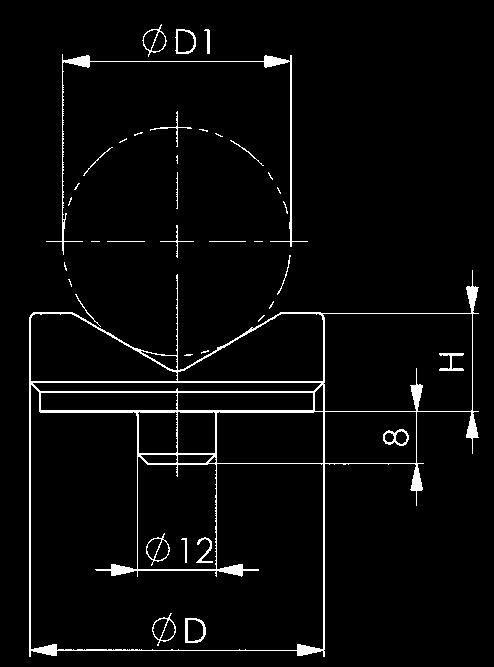 H D 72710 10 37 90 6441 Cabeça prismática Aço temperado, 