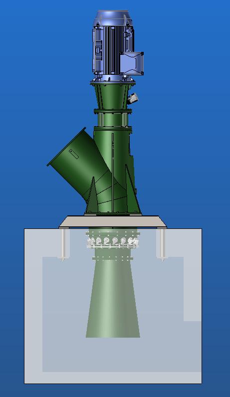 Manual Mini Turbina axial Vertical Linha