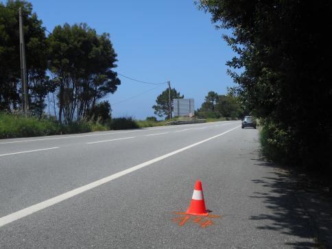 LOCALIZAÇÃO dos km 14º, 15º, 16º e 17º 14º km Situado na Estrada Nacional 13, 30,90m antes da placa de