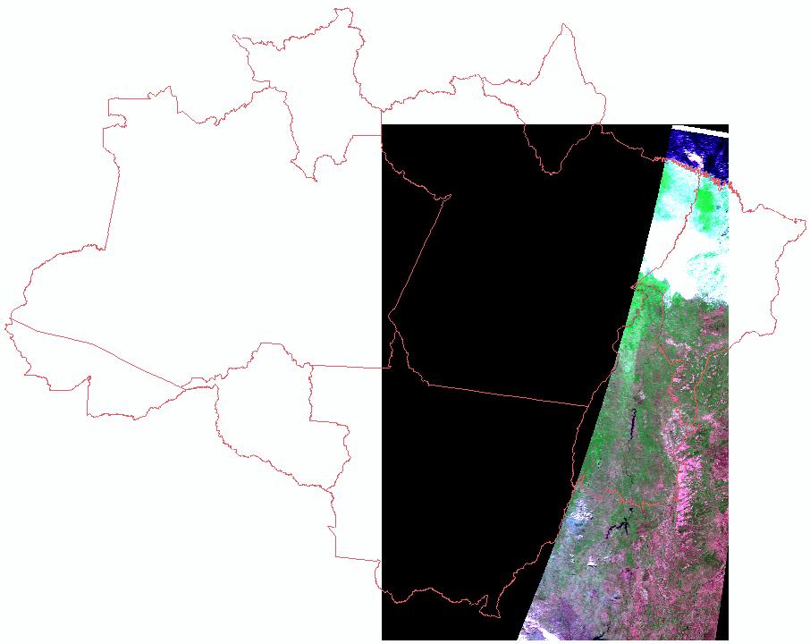 MODIS R (MIR) G (NIR)