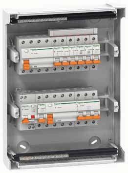 Quadros modulares Mini Pragma Os quadros salientes A gama Mini Pragma disponibiliza, ou 3 filas; pronto a utilizar; desenvolvido para electricistas: design ergonómico e flexibilidade de instalação.