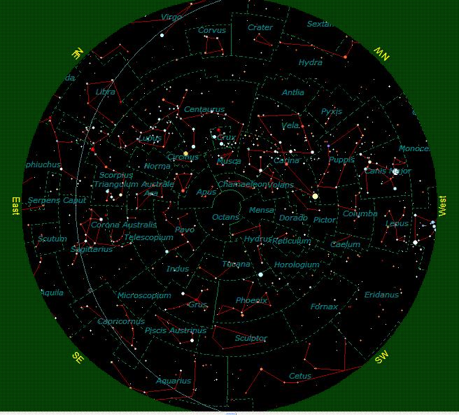 Cartografia do céu 48 constelações clássicas (12