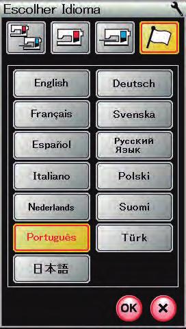 7 Ajuste de ponto favorito Se você deseja salvar as alterações para configurações de ponto manual, ative esta função pressionando a tecla ON/OFF (ATIVAR/ DESATIVAR).