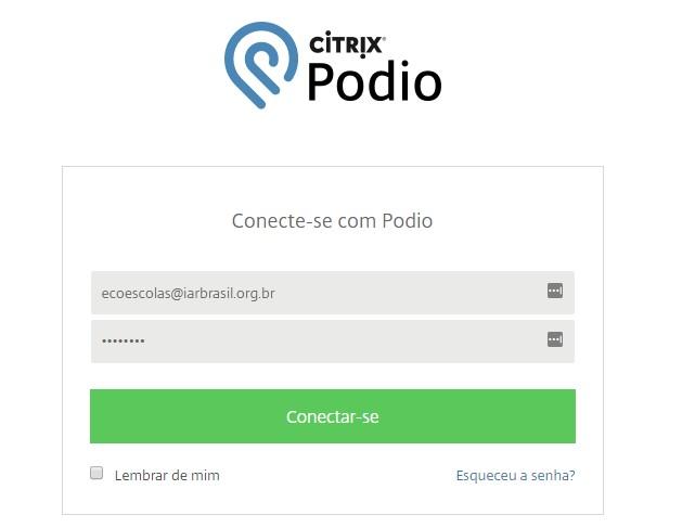 6) Avance nas próximas 3 telas e pronto! Você já está cadastrado na plataforma Podio!