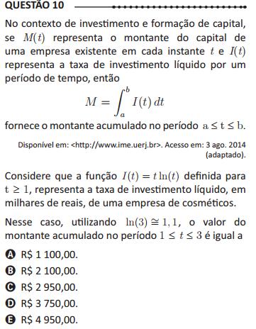 COMPONENTE ESPECÍFICO - QUESTÃO 10 59%: