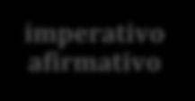 2º. Origina-se quase que integralmente do presente do subjuntivo; a. O imperativo negativo é idêntico ao presente do subjuntivo; b.