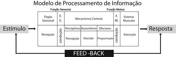 Figura 7: Modelo de Processamento de Informação Fonte: Alves, 1985, adaptado pelos autores Os modelos condicionam o comportamento do indivíduo e constituem a sua visão da realidade, que pode ser