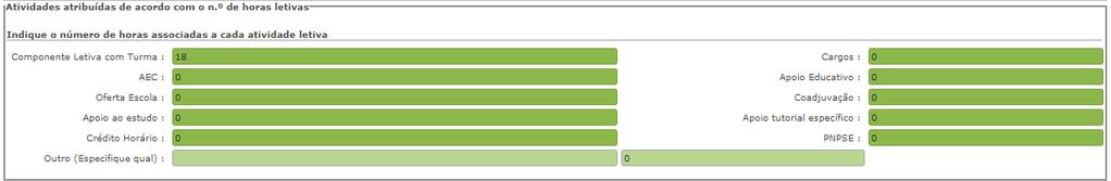 º 79º do ECD. Imagem 23 Componente letiva ao abrigo do art.º 77º do ECD Imagem 24 Componente letiva ao abrigo do art.º 79º do ECD 3.5.1.