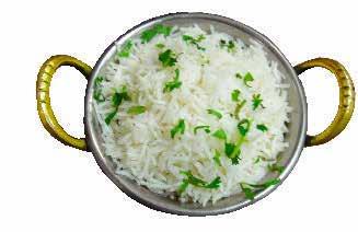 140 141 142 143 144 145 ARROZ INDIANO INDIAN RICE Todos os pratos de arroz são servidos com arroz Basmati All rice dishes are served with Basmati rice Plain Steamed Rice Arroz Basmati