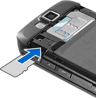 Configurar o dispositivo Talvez o cartão de memória já esteja inserido no seu dispositivo. Cartões de memória também estão disponíveis como acessórios separados. 1.