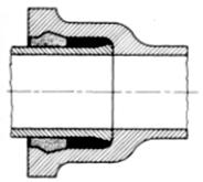 Ponta e bolsa Além dos diferentes tipos de representação, o desenho de canalizações apresenta dois formatos distintos: Representação em Vistas Ortográficas Representação em Estereograma 3.