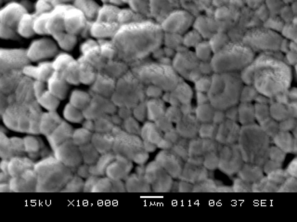 Tamanho médio de grão de 11,05 µm. 1000X.