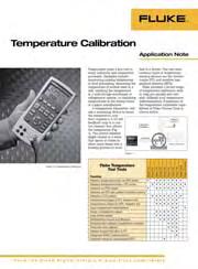 Calibradores de Temperatura Fluke 712, 714 e 724 Ferramentas de calibração de temperatura precisas e robustas Os calibradores de temperatura Fluke Série 710 oferecem excelente performance,