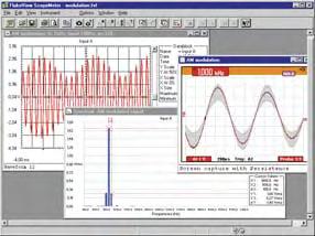 Análise do Espectro de Frequências do 190C Todos os ScopeMeter 190C em cores incluem, de série, a função de Análise de Espectro de Frequências com base na análise FFT (Transformação Rápida de