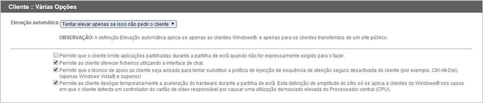 configurado que definiu, as regras de Comportamento de Encerramento da Sessão definidas abaixo serão aplicáveis. Estas regras não se aplicam às sessões de partilha de browsers.