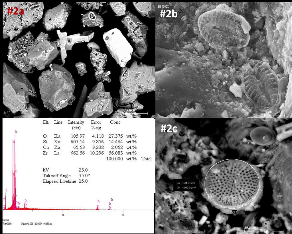 100 Figura 6 7. Imagens obtidas por Microscopia eletrônica de varredura (MEV), (BSEimagem) nos sedimentos na plataforma continental do Ceará.