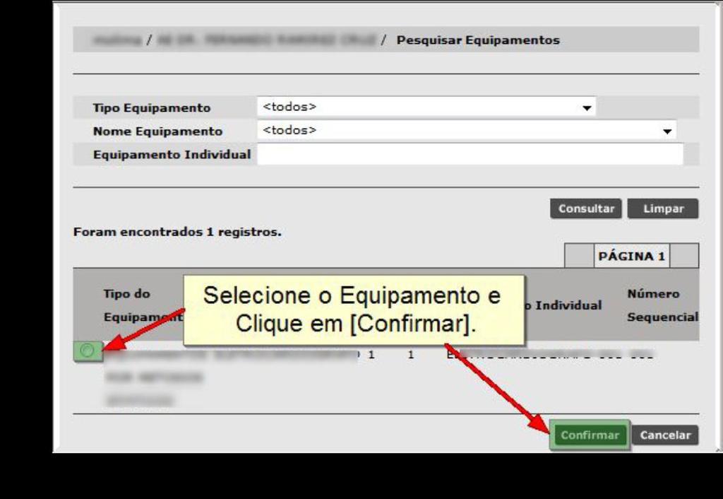 Selecione a Especialidade. Informe o nome do Procedimento. Utilize a Lupa.