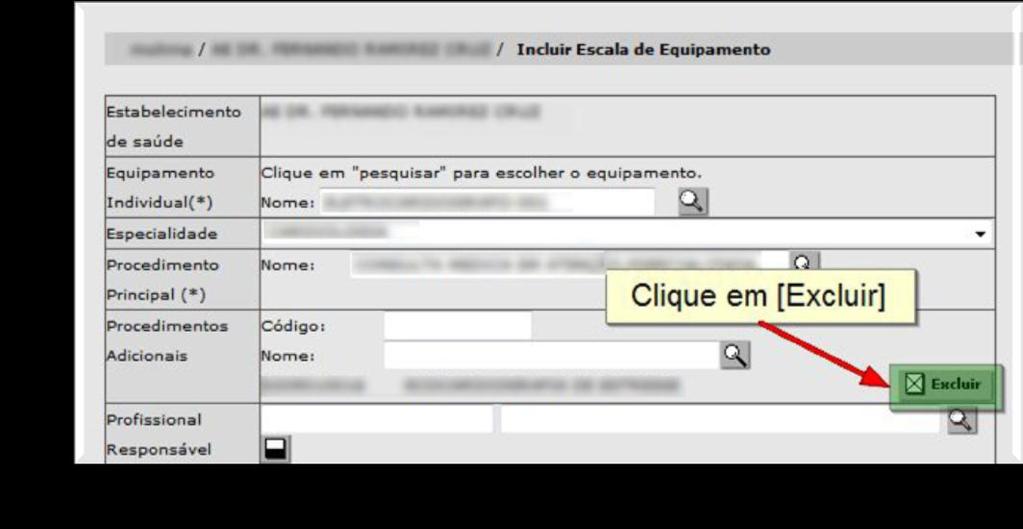 É possível inserir mais de um procedimento adicional, basta repetir a operação após