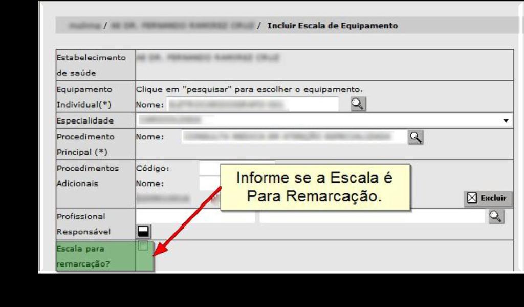 O campo Recomendações deverá ser preenchido com informações relevantes para o paciente.