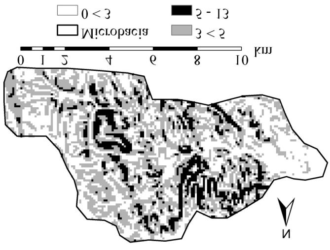 Uso de geoprocessamento na estimativa da perda de solo em microbacia hidrográfica do semiárido brasileiro Para a obtenção do fator de erosividade (R), utilizou-se a metodologia proposta por Bertoni e