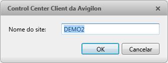 Avigiln Cntrl Center Cre Nme d Lcal Dê um nme significativ para Lcal para que ele pssa ser facilmente identificad n System Explrer.