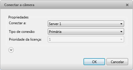 Avigiln Cntrl Center Cre 2. Na área Câmeras Descbertas, selecine uma câmera e clique em Cnectar... Dica: Também é pssível arrastar a câmera para um servidr na lista Câmeras Cnectadas. 3.