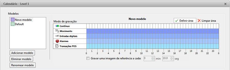 Gerenciand um Lcal Usand Mdels para Mdificar a Prgramaçã de Gravaçã A prgramaçã de gravaçã é cnfigurada usand mdels que dizem às câmeras que gravar e quand gravar.