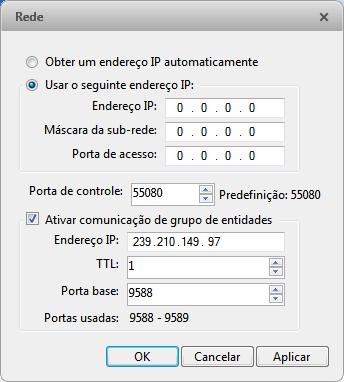 Avigiln Cntrl Center Cre Figura A. Caixa de diálg Rede Obter um endereç de IP autmaticamente: selecine essa pçã para a câmera se cnectar à rede através de um endereç de IP designad autmaticamente.