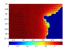 quase todas as direcções. Na Figura 3.6 vê-se o único caso em que a influência das ilhas na propagação das ondas chega ao cabo Carvoeiro.