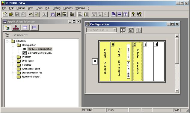 4 Planeamento do projecto e colocação em funcionamento Configuração do mestre (Modbus scanner) 4.