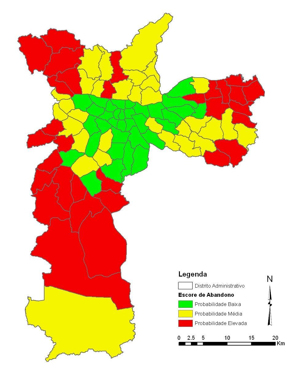 Mapa Escore de Abandono