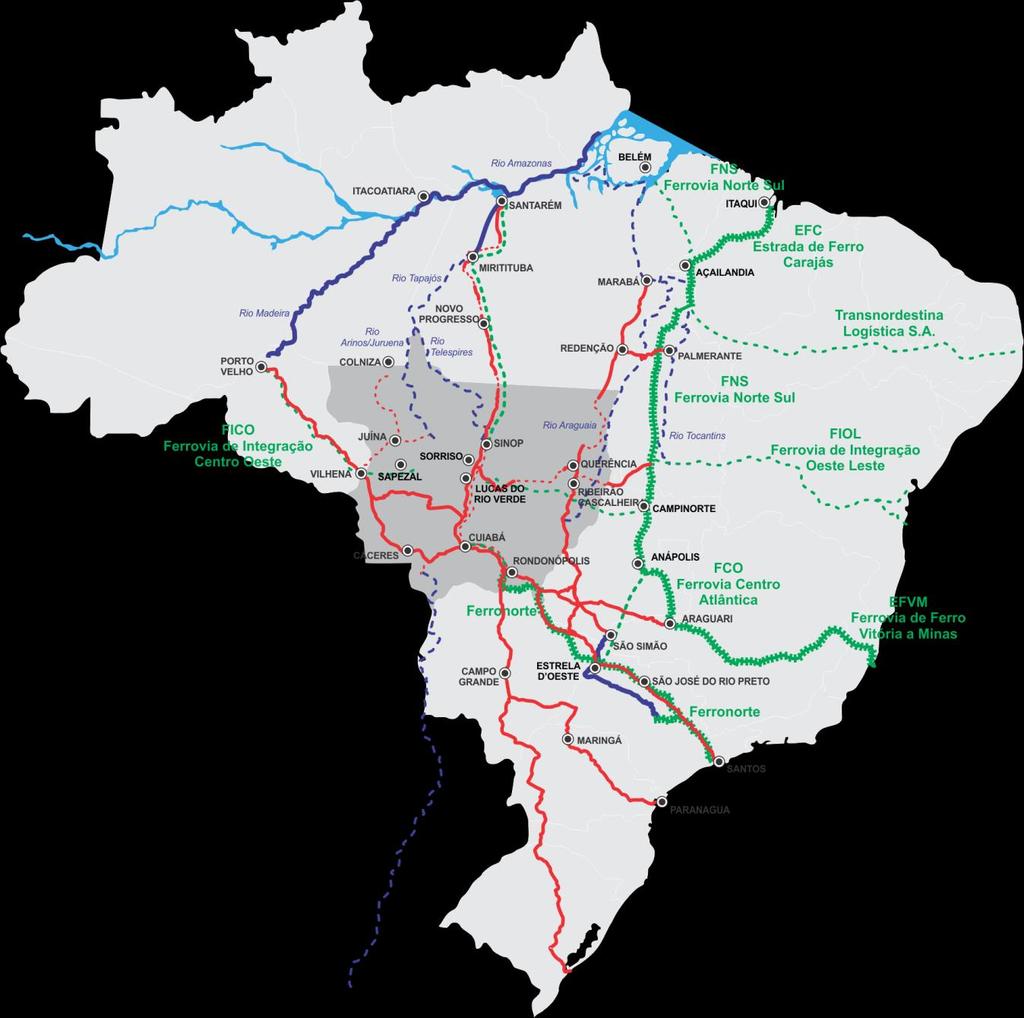 Rodovias Ferrovias