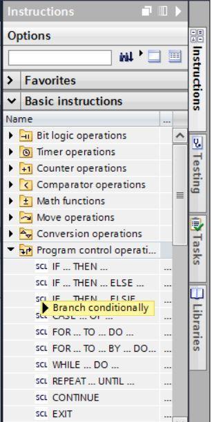 "Controle programável" das instruções simples.