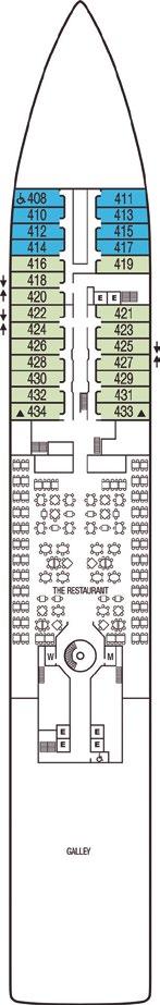 DECK PLANS SEABOURN SOJOURN SUÍTES CONJUGÁVEIS Quando combinandas, as seguintes suítes possuem seus números alterados da seguinte maneira: suítes 744 e 746 tornam-se