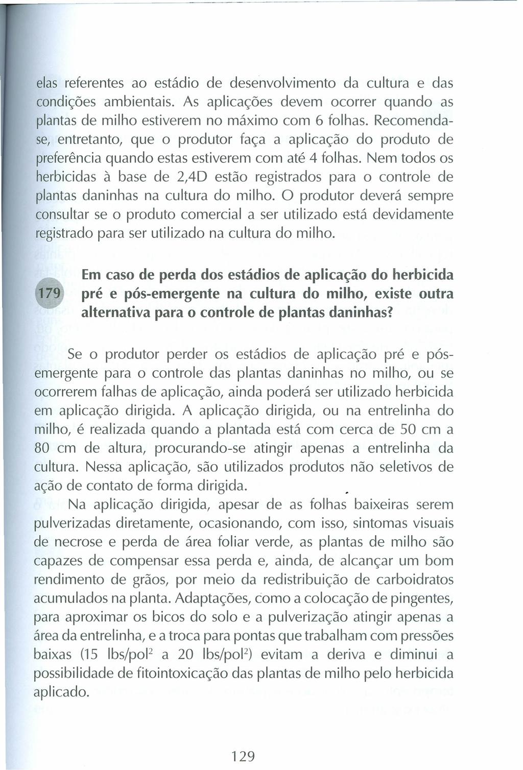 ----~-------------------------------------------------------- elas referentes ao estádio de desenvolvimento da cultura e das condições ambientais.