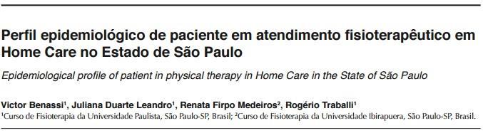 EPIDEMIOLOGIA A amostra foi composta de 412 pacientes, variando a faixa etária entre 1 a 98 anos, sendo que os indivíduos que mais utilizam este tipo de serviço se concentram na faixa