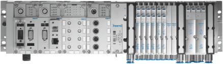 para tratamento de lodo ou tanques sépticos Grande disponibilidade das instalações (representada no exemplo de um sistema de filtração) Modbus TCP Fieldbus Simulação de uma falha central do