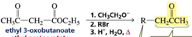 Alquilação de Compostos 1,3-Dicarbonílicos Síntese do Éster Aceto-AcéticoAcético 3-oxobutanoato de etila (acetoacetato de etila) éster