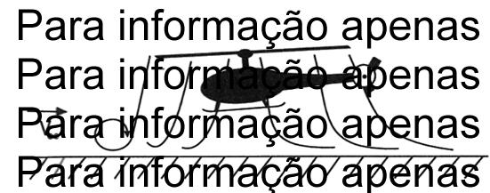 toda a aerodinâmica deste. Para pequenas velocidades horizontais, Figura 30, há a geração de um pequeno vórtice junto ao chão na parte da frente do rotor.