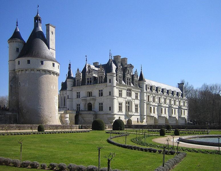 Castelo de Chenonceau, Vale do rio loire, França. Fonte: <http://upload.wikimedia.