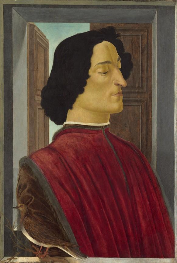 Fig. 022 A adoração dos Magos de Sandro Botticelli Fig 033 Retrato de Giuliano de Medici feito por Sandro Botticelli 2 Têmpera sobre