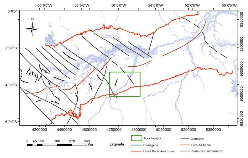 Capítulo 5 Resultados Obtidos Tapajós 87 discriminar as tendências quanto à cinemática ou padrão regional da área.