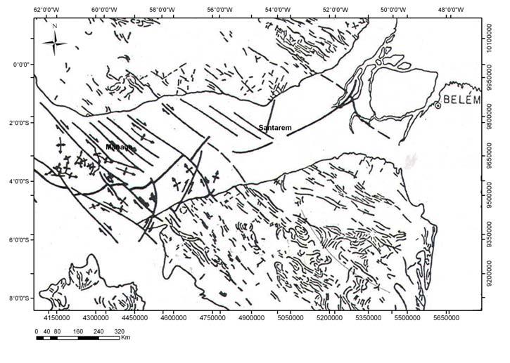 59 Capítulo 4 Geologia Regional e Litoestratigrafia Figura 4-7: Arcabouço tectônico proposto por Rezende & Brito (1973).