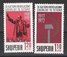 Selos Postais emitidos em 1972, pela Albania, em