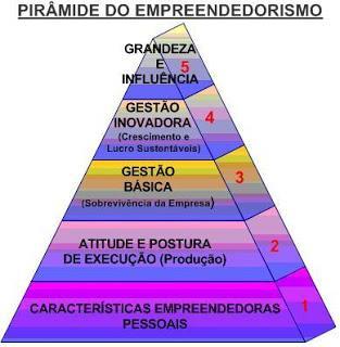 7 Figura 1: Pirâmide do empreendedorismo Fonte: Liderança e empreendedorismo, 2010.